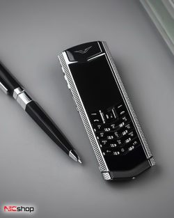 گوشی طرح vertu رنک مشکی نقره ای