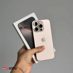 گوشی طرح آیفون مدل اپل 16 پرومکس iphone 16 pro max، بالاترین کیفیت کلاس A ویتنام (نسخه بدون هنگی) دو سیم کارت رم 10 واقعی ظرفیت 128 گیگابایت شرکت کی اس ویتنام (حافظه نمایشی 1 ترابایت) همراه با 13 قلم هدیه ارزنده - Image 9